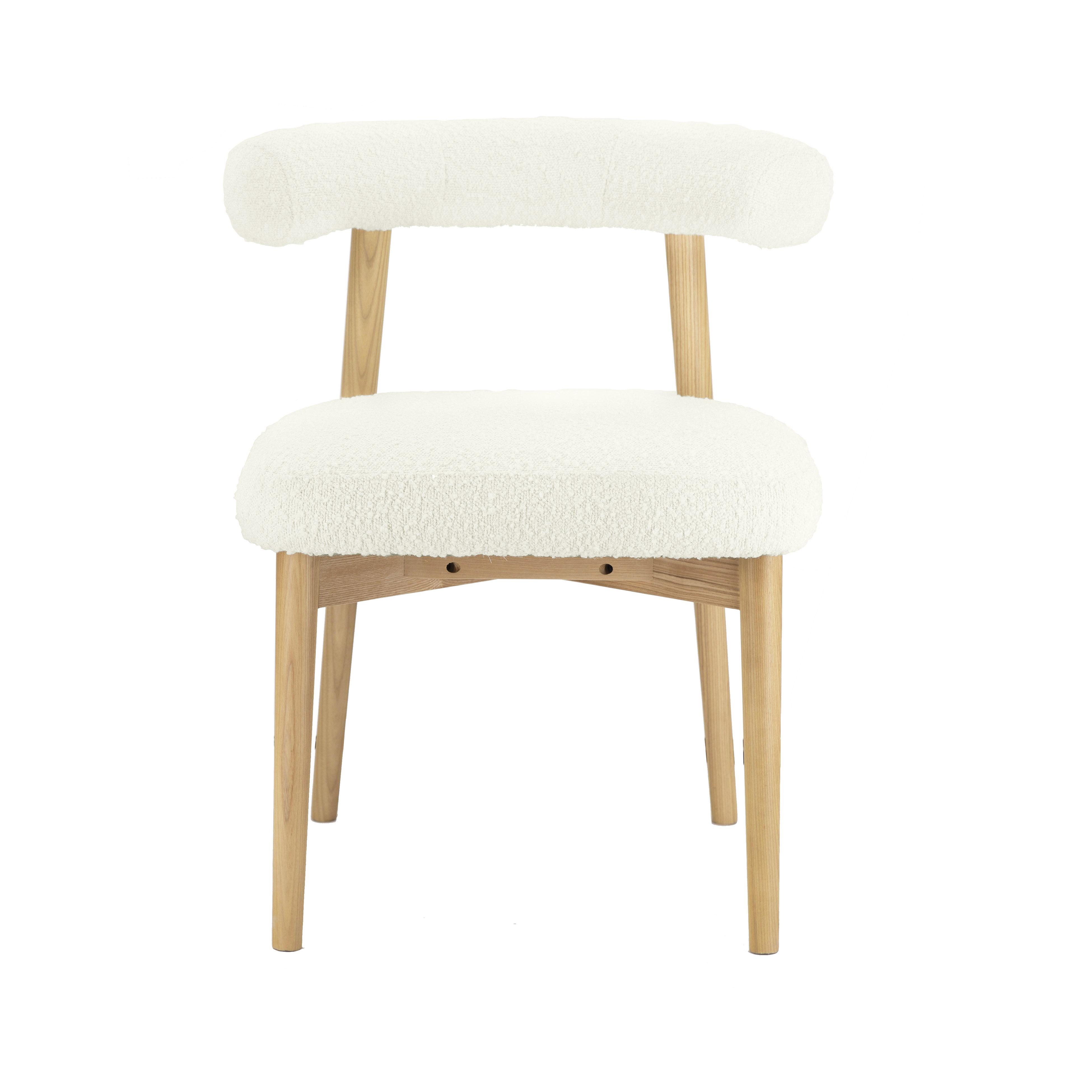 Spara Cream Boucle Side Chair - Image 1