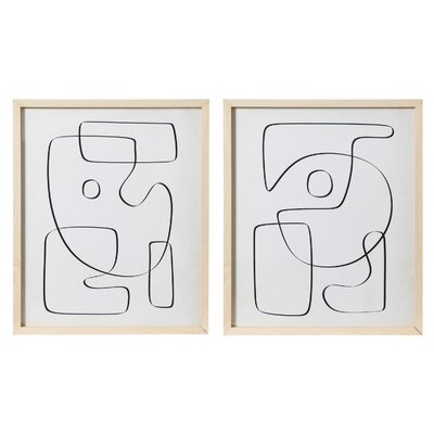 Abstract Line - Picture Frame Painting Print Set - Image 0
