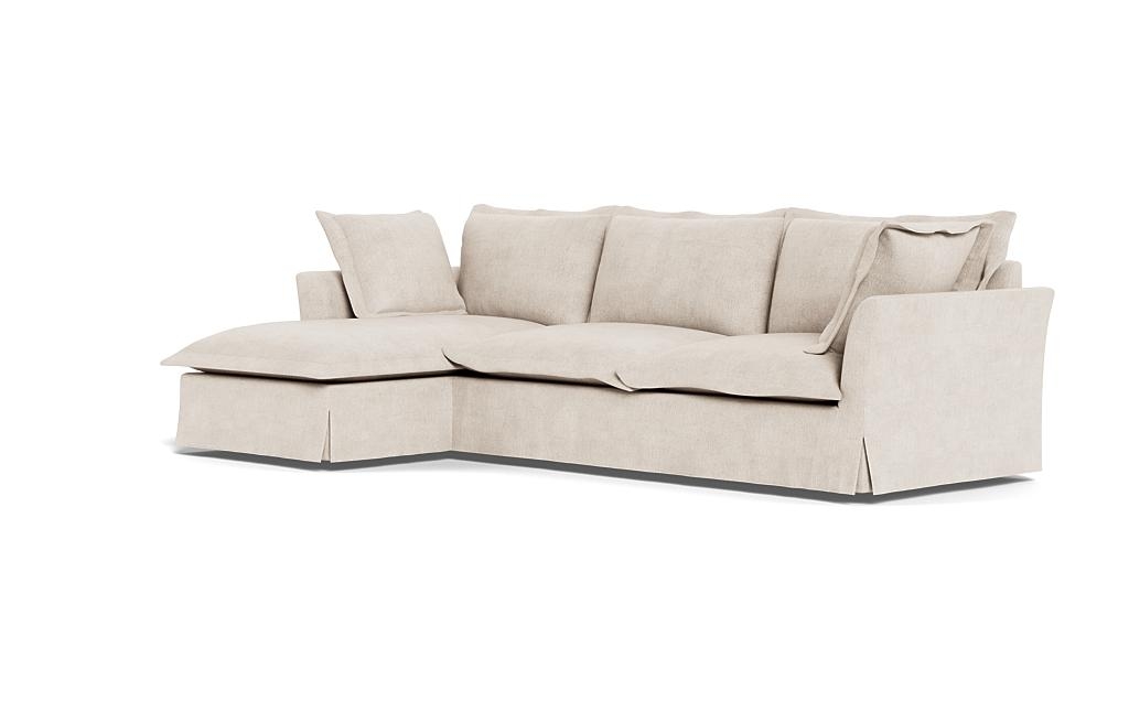 Skylar Slipcovered Left Chaise Sectional - Image 2