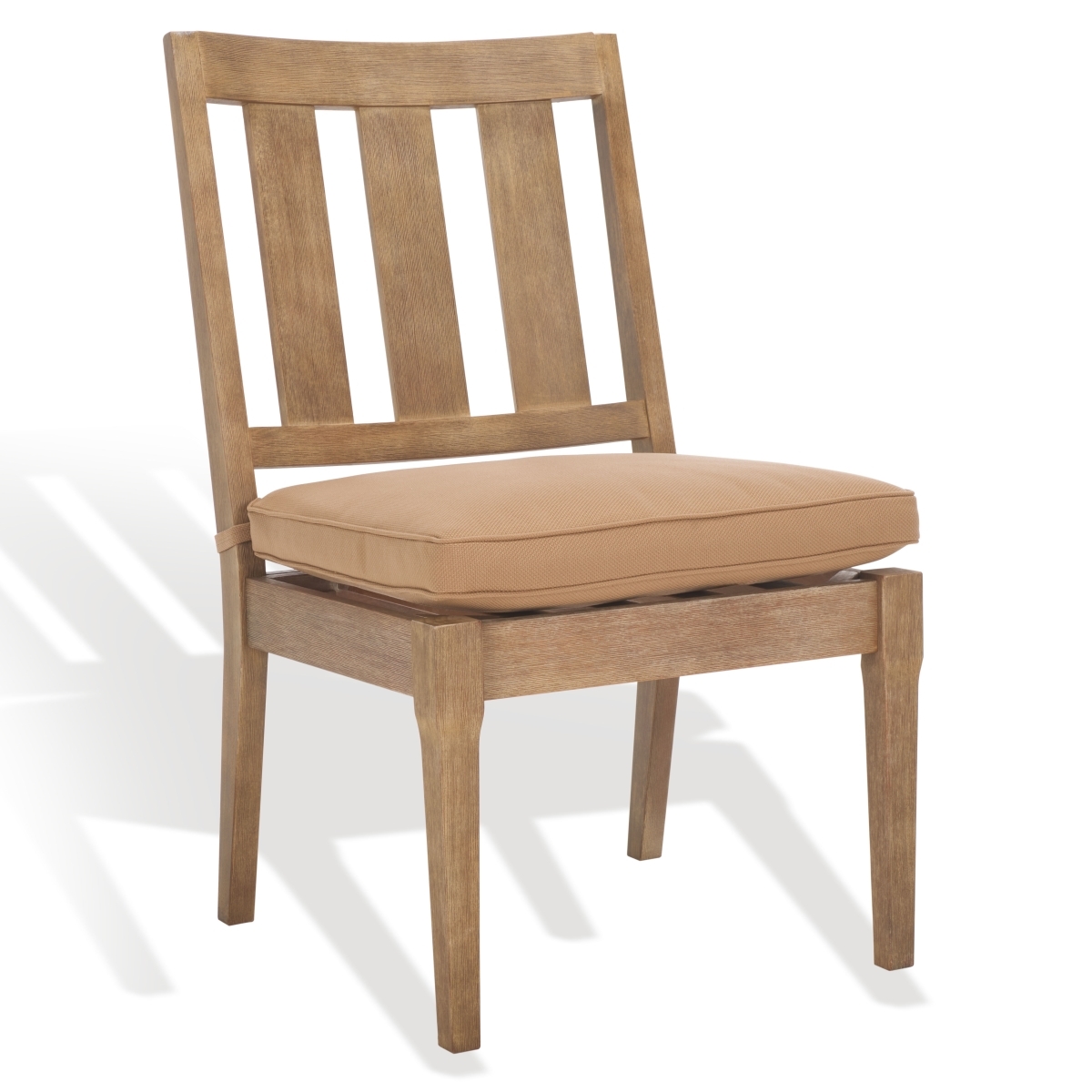 Dominica Outdoor Dining Chair - Natural/Brown - Image 5