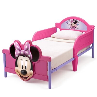 Disney Minne Mouse 3D Plastic Toddler Bed - Image 0