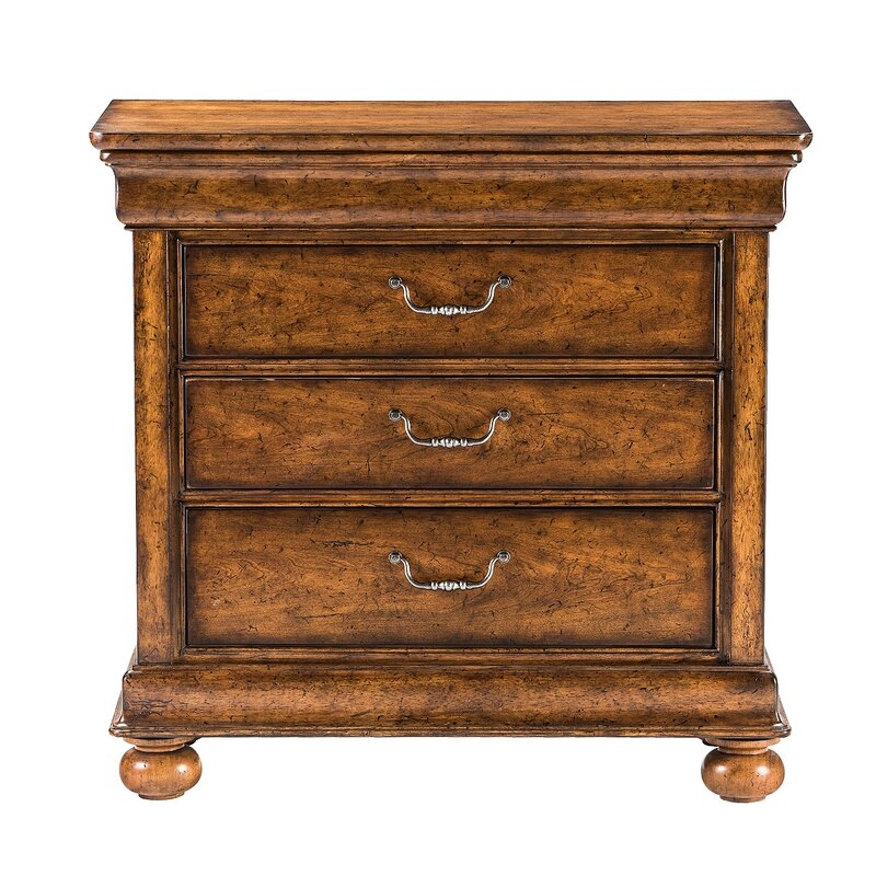 Louis Philippe 3 Drawer Bachelor's Chest - Image 0