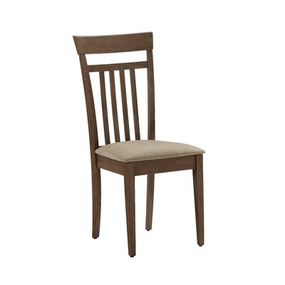 Windom Slat Back Side Chair in Coffee Brown - Image 0