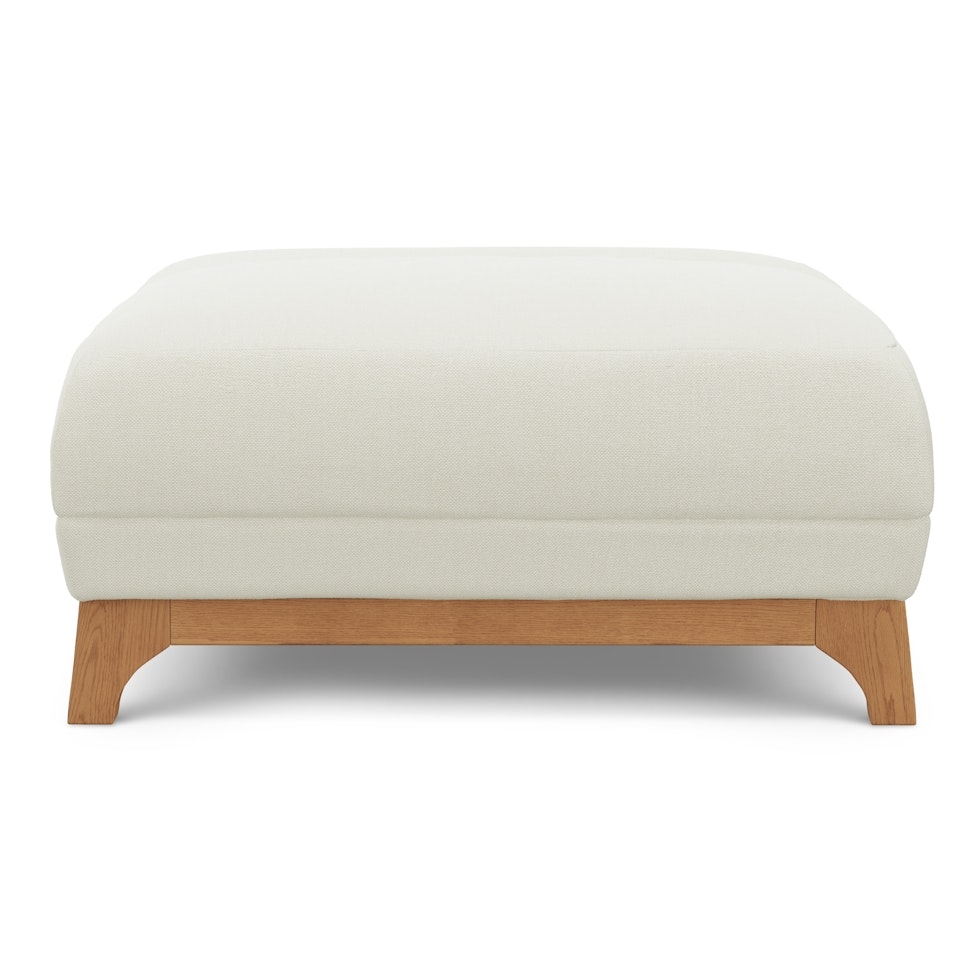 Ceni 35" Ottoman - Buckler Ivory - Image 1