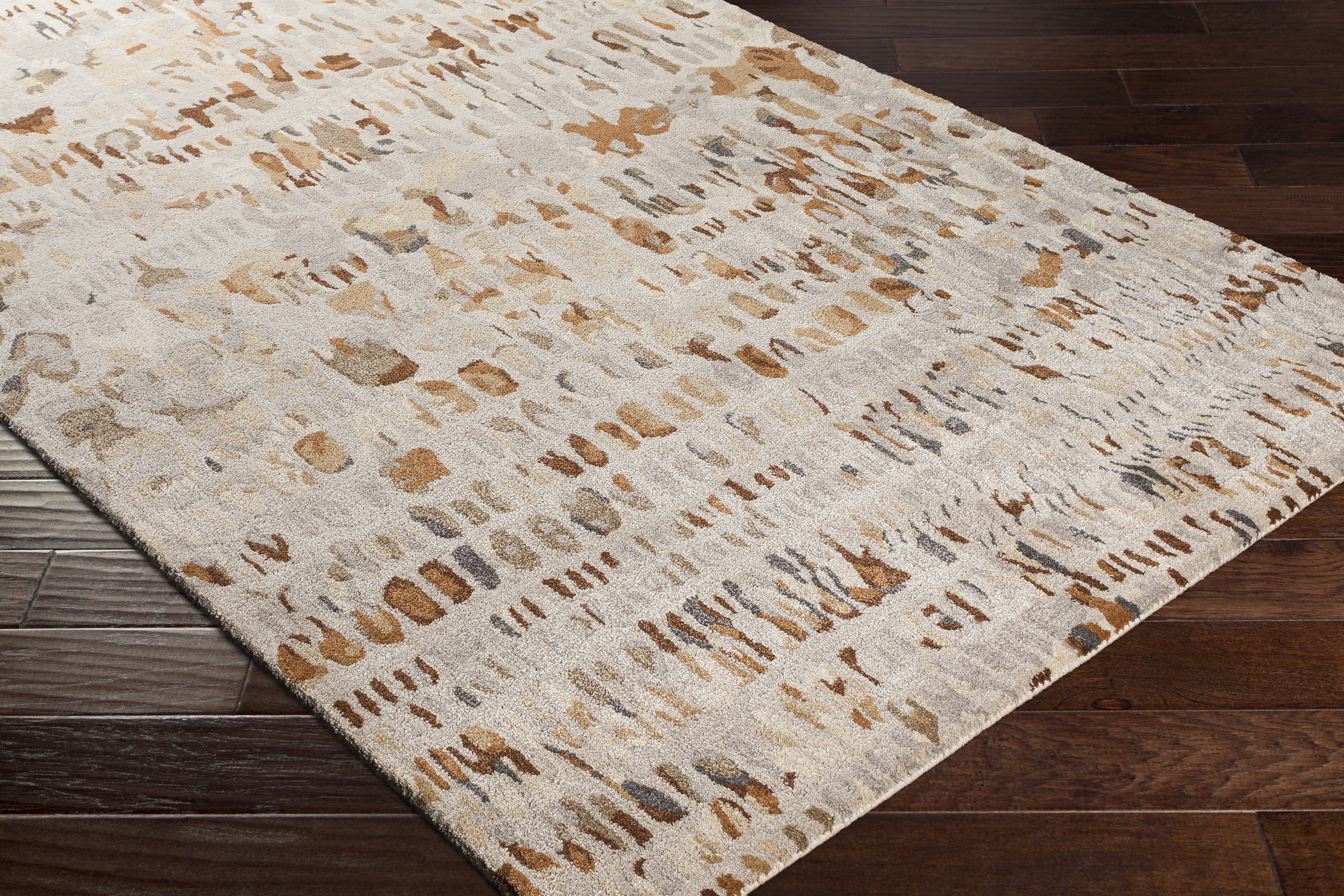 Kavita Beige Indoor 6' x 9' Handmade Rug - Image 3