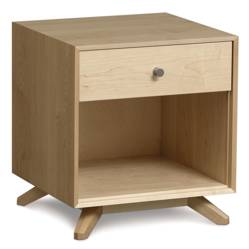 Copeland Furniture Astrid 1 Drawer Nightstand Color: Natural Maple - Image 0