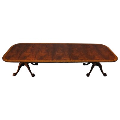 Cazares Mahogany Solid Wood Dining Table - Image 0