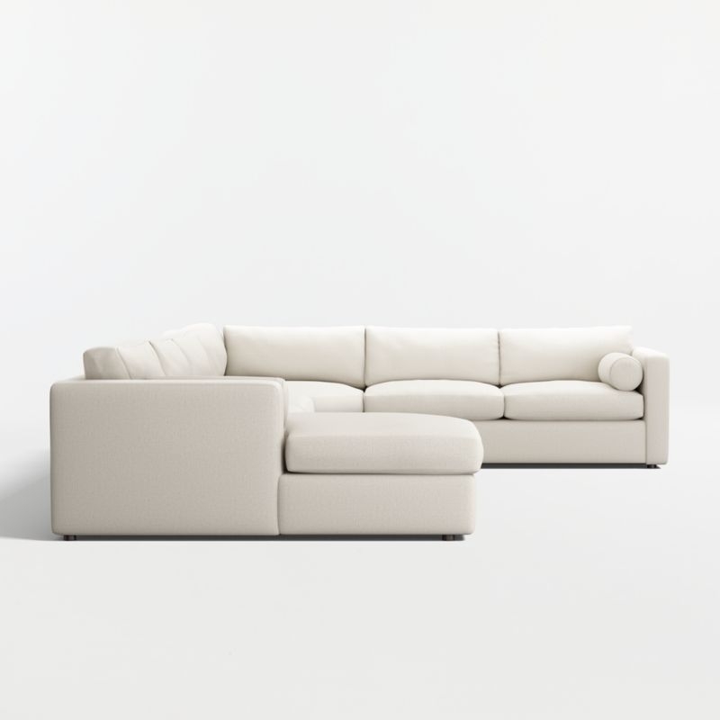 Aris 4-Piece L-Shaped Wedge Sectional Sofa with Chaise Lounge - Image 2