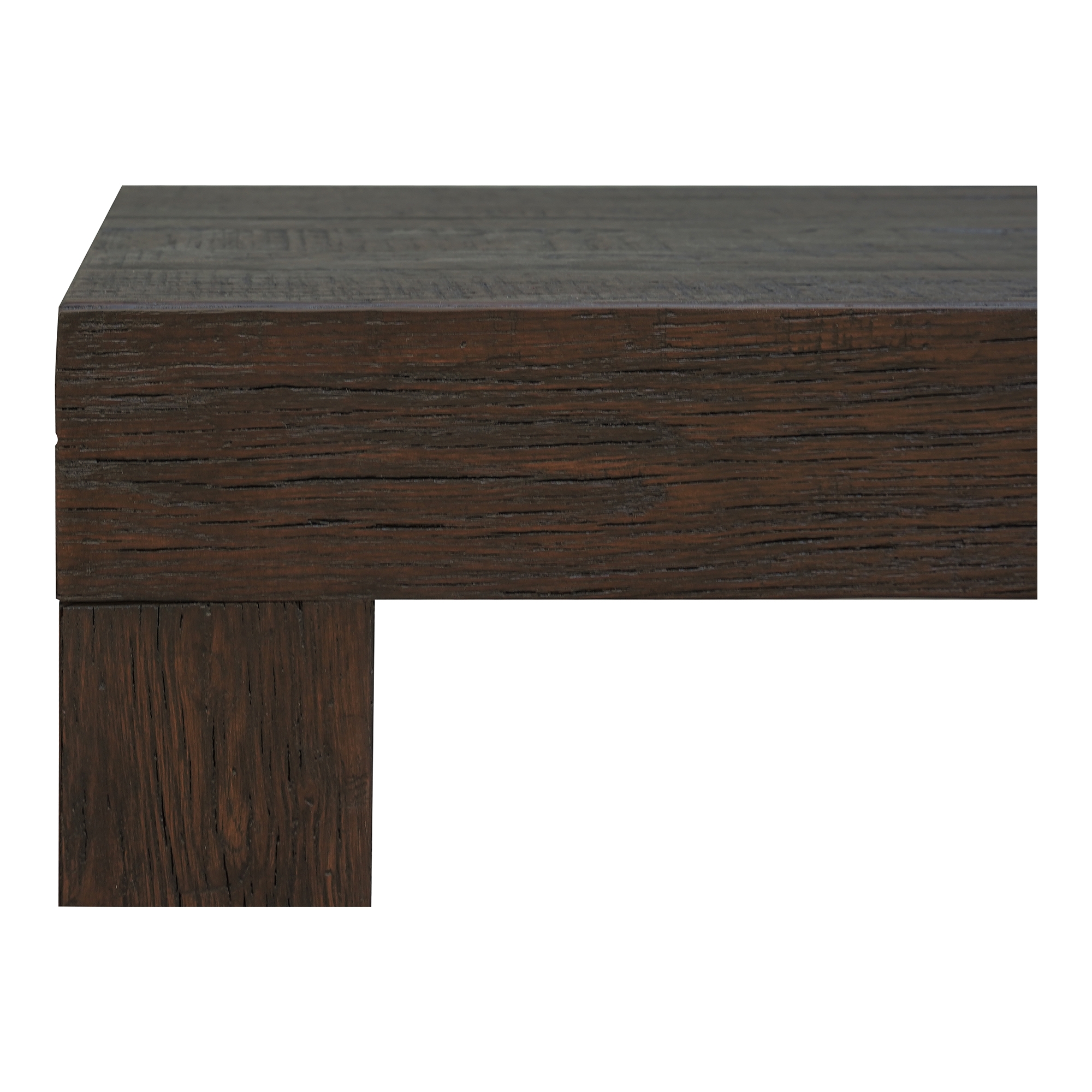 Evander Dining Bench Rustic Brown - Image 3