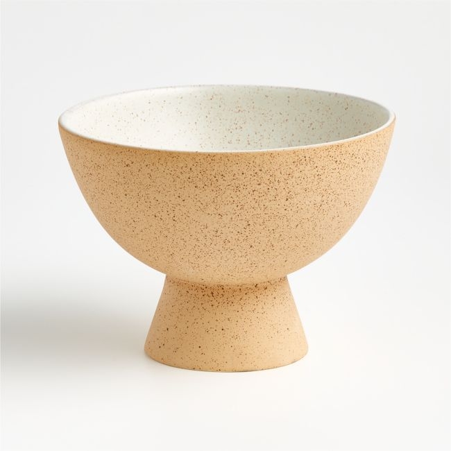 Dune Small Stone Pedestal Bowl - Image 0