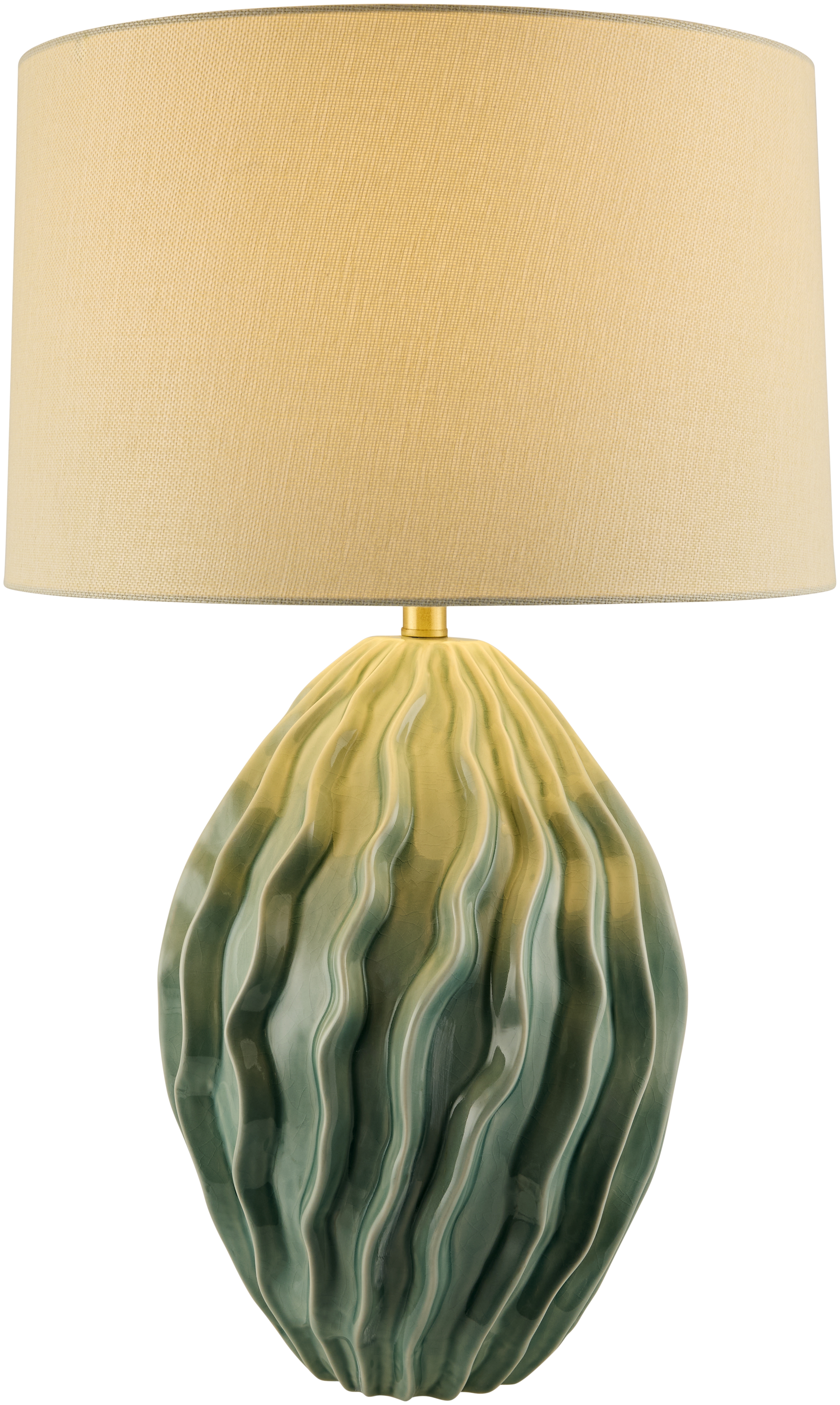 Marton  Hand Painted 30"H x 18"W x 18"D Accent Table Lamp - Image 1