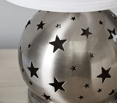 Silver Star Cut Out 3-Way Lamp - Image 4