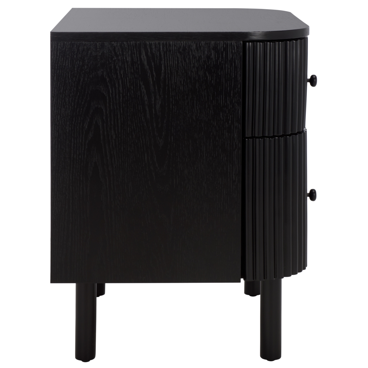 Himanshu 2 Drawer Nightstand - Black - Safavieh - Image 6