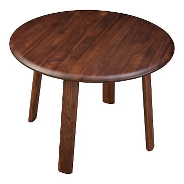 Simple Round Oak Dining Table,Solid White Oak Top, Solid White Oak Legs, - Image 2