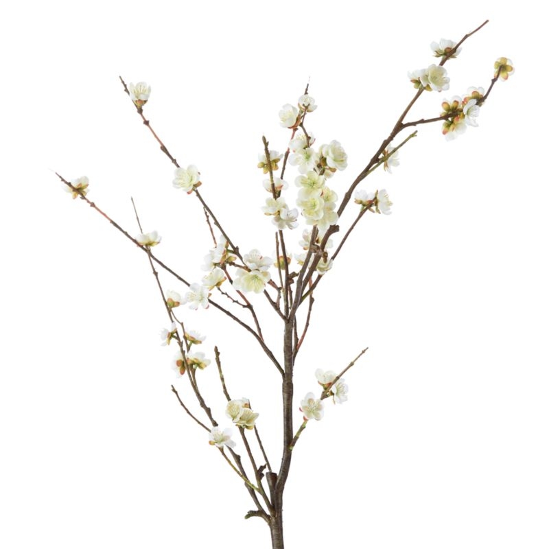 Artificial White Cherry Blossom Flower Branch 42" - Image 5