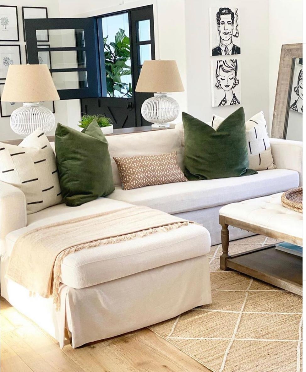 STRIE VELVET // OLIVE - 14" X 36" - Image 4