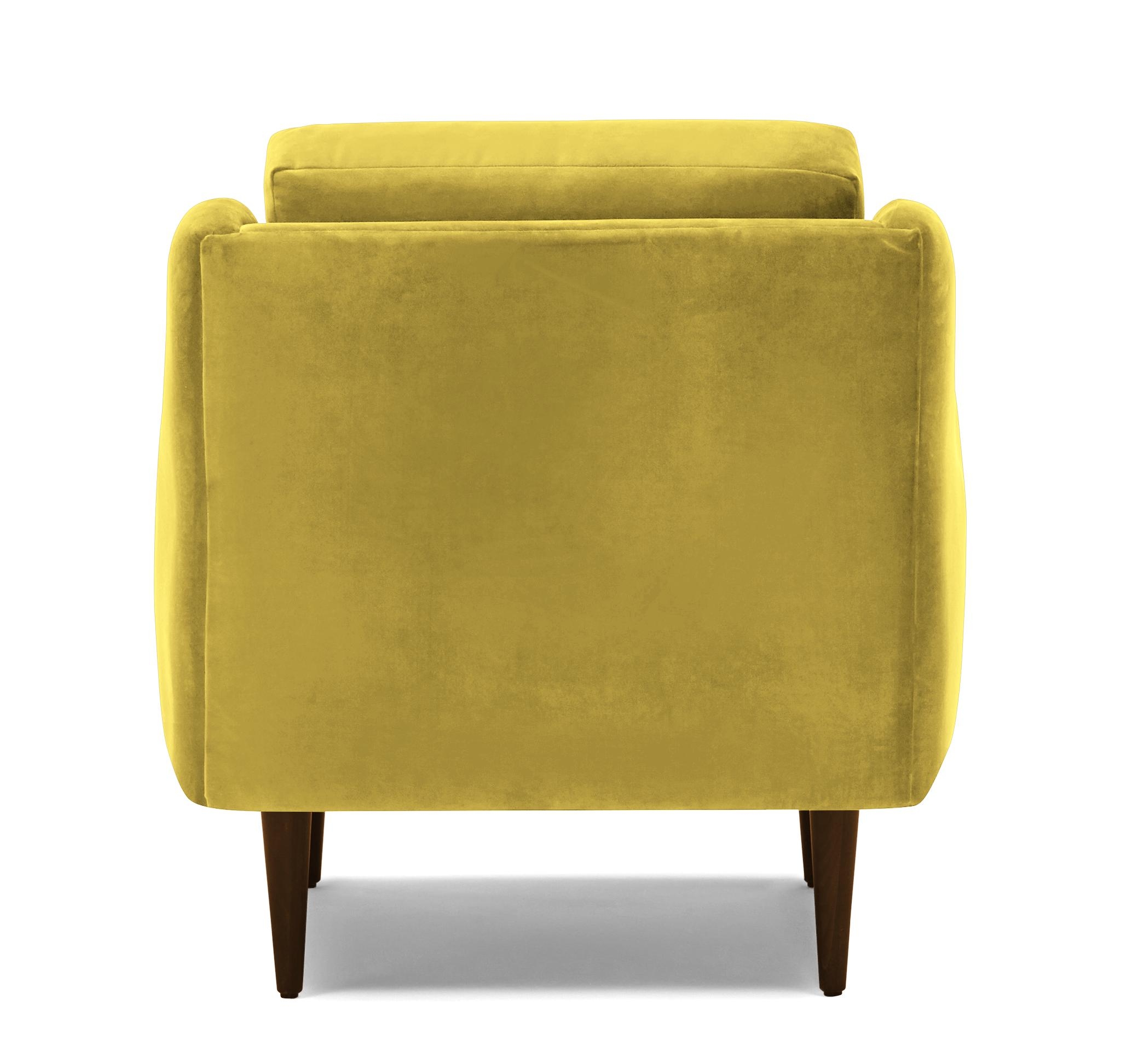 Yellow Bell Mid Century Modern Chair - Taylor Golden - Mocha - Image 4