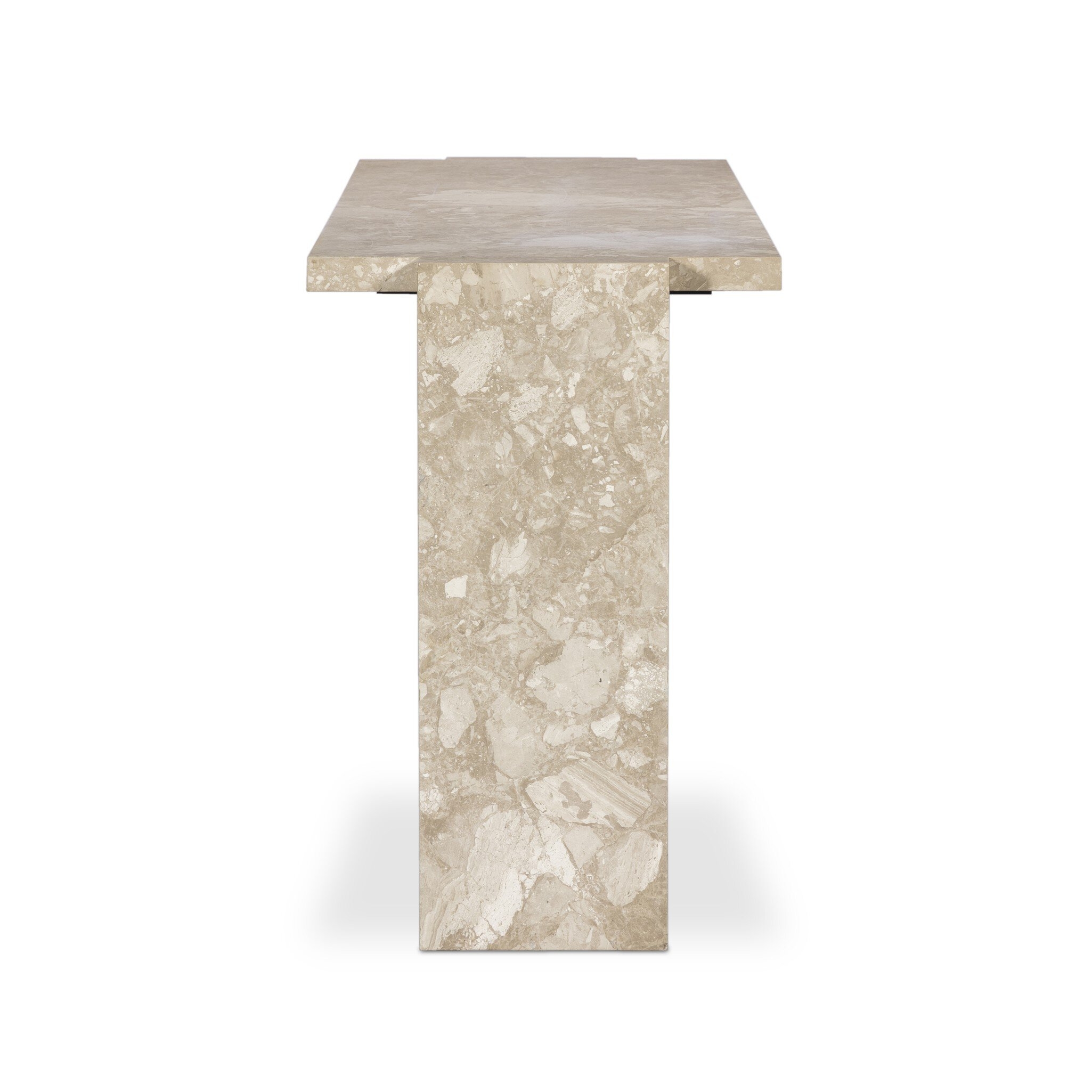 Romano Console Table - Lunar Marble - Image 2