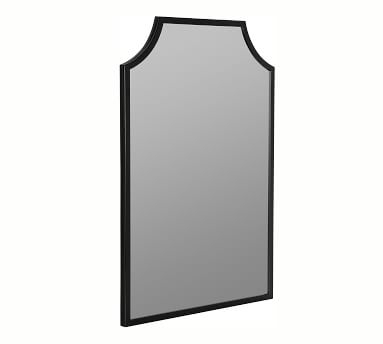 Juniper Metal Wall Mirror, Black, 24"x36" - Image 5