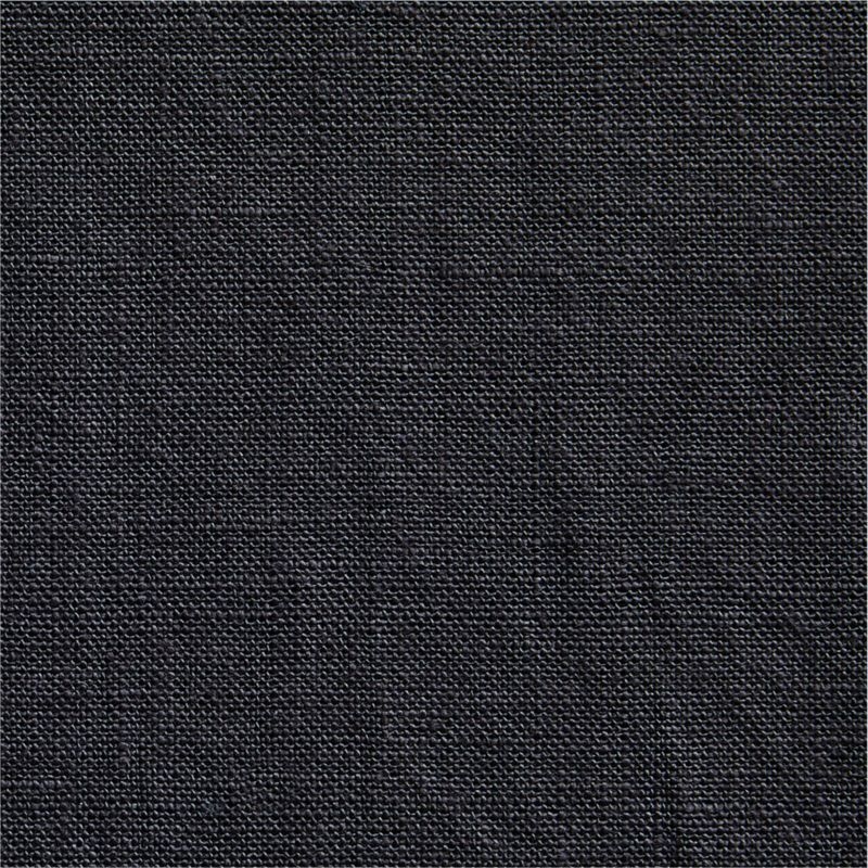 Storm Grey EUROPEAN FLAX ™-Certified Linen Blackout Window Curtain Panel 52"x84" - Image 3