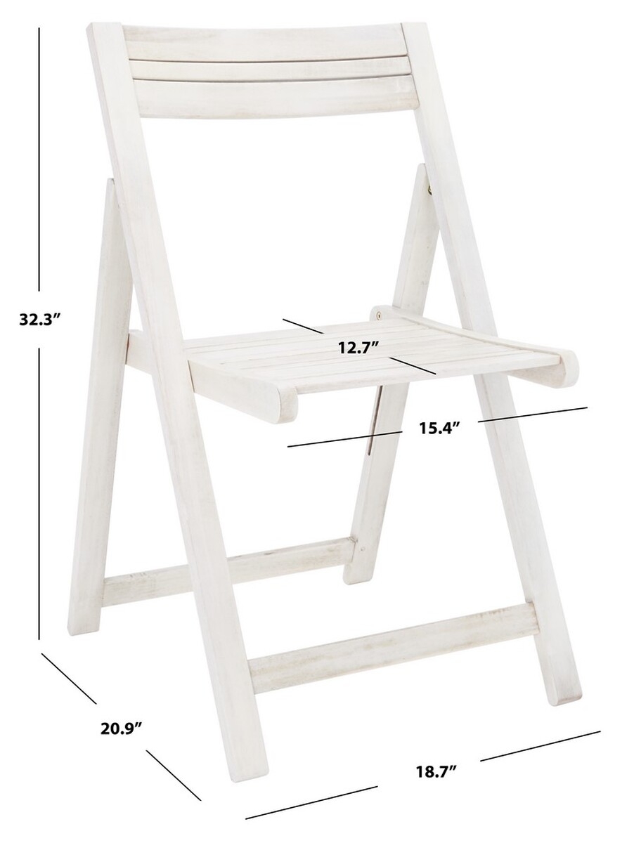 Kerman Table/Chair Set - White - Safavieh - Image 7