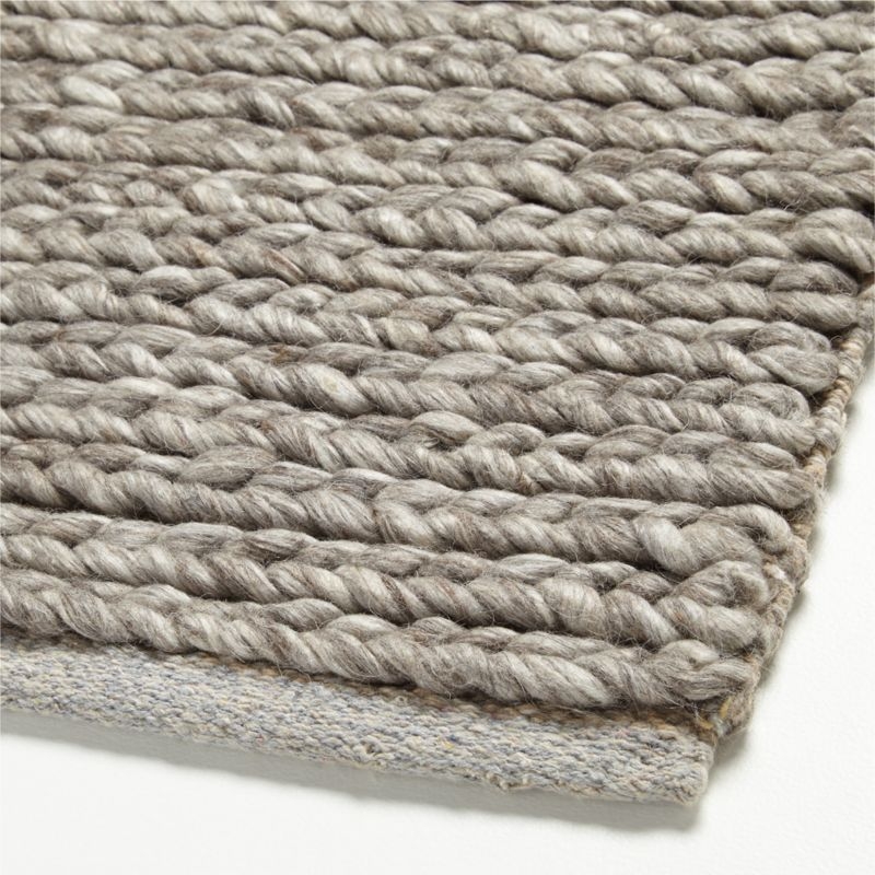 Bruges Performance Handwoven Grey Area Rug 9'x12' - Image 2