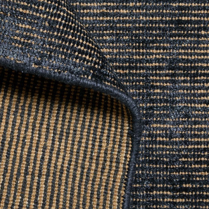 Whistler Viscose and Jute Blend Handwoven Blue Area Rug 8'x10' - Image 3