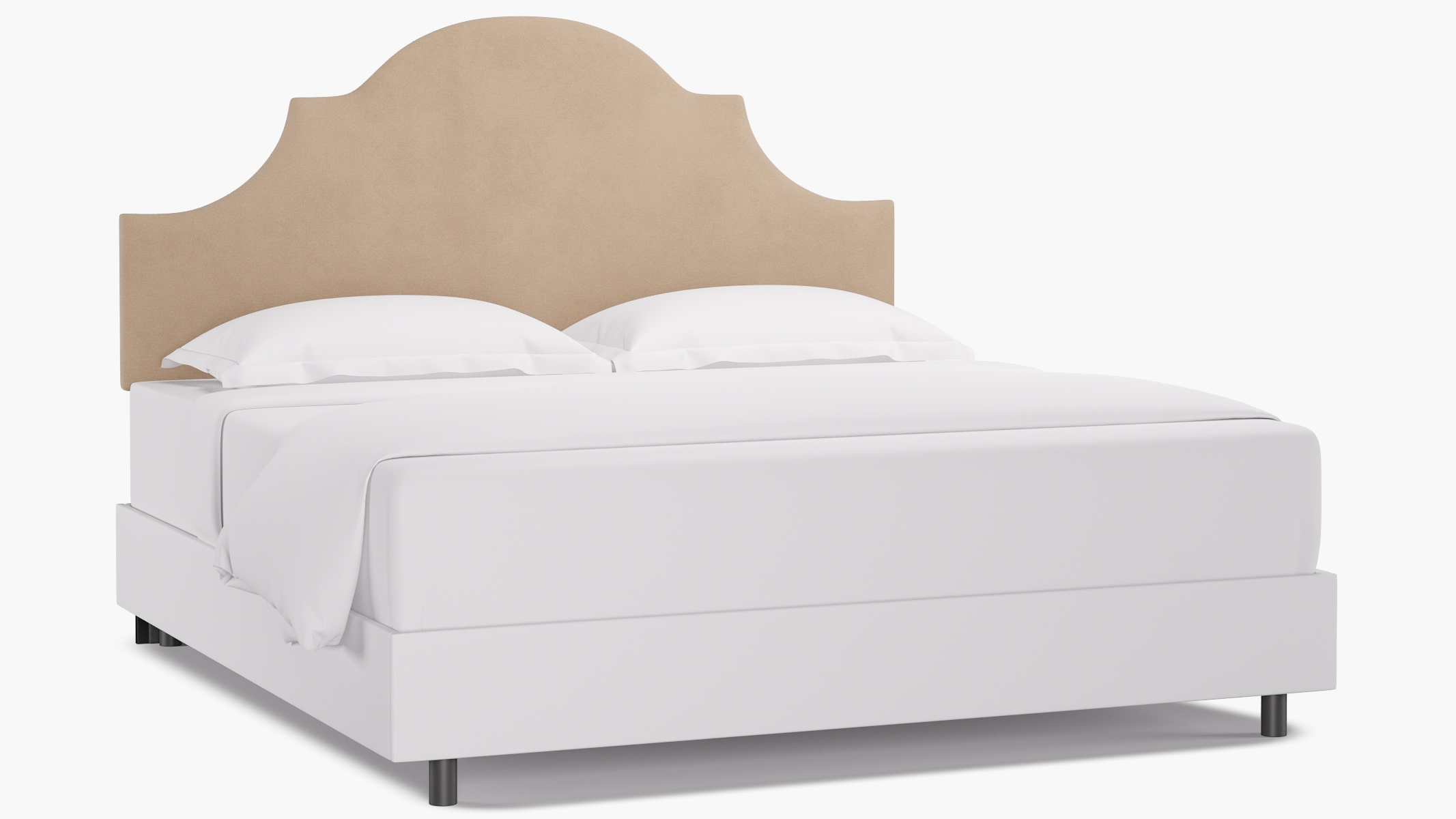 Regency Headboard, Pearl Classic Velvet, King - Image 0