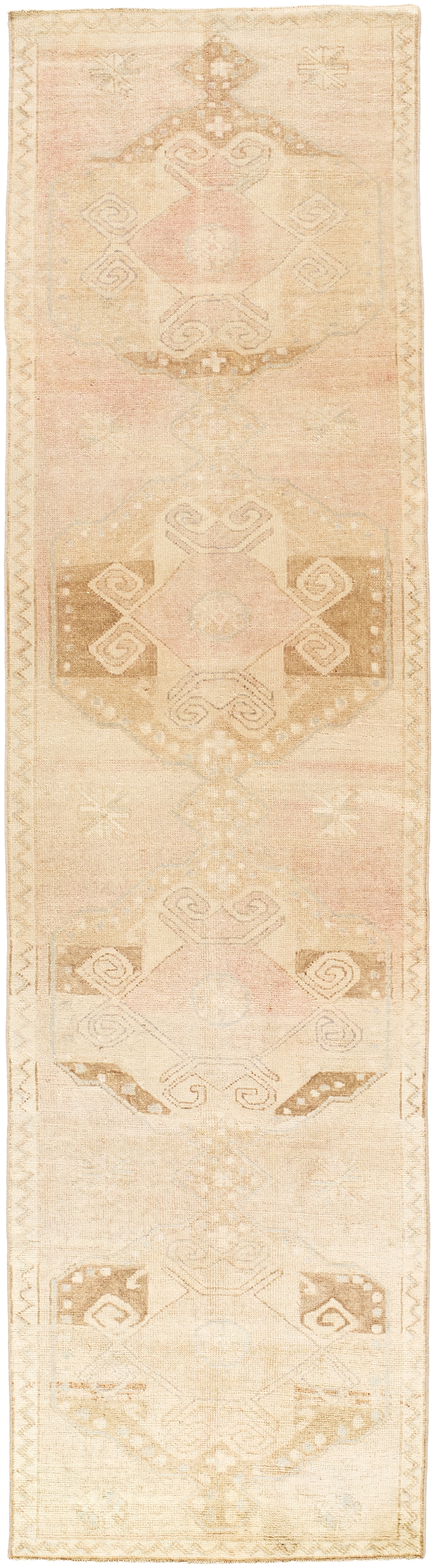 Antique One of a Kind  Indoor 3' x 11'1" Handmade Rug - Image 0