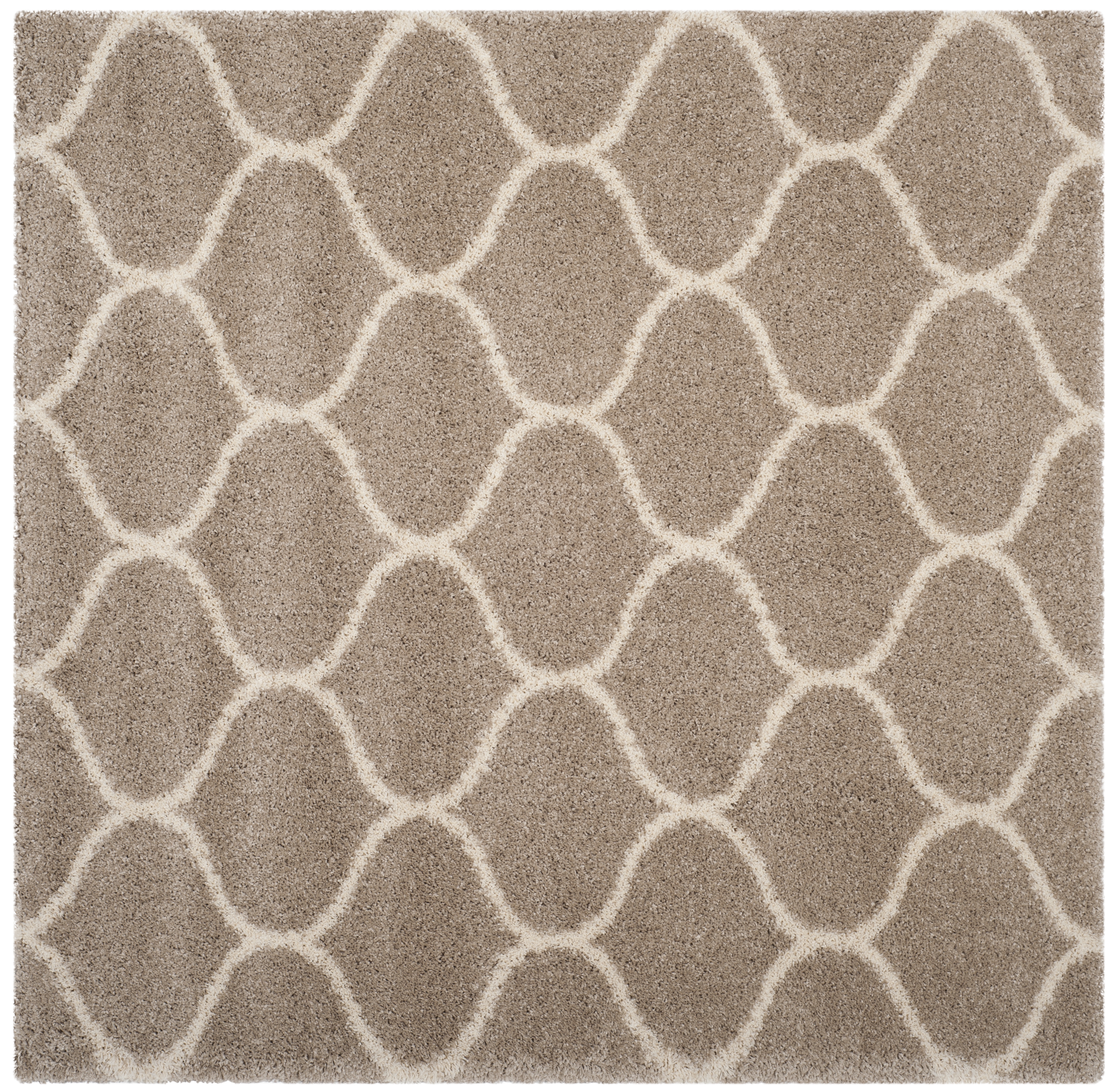 Arlo Home Woven Area Rug, SGH280S, Beige/Ivory,  7' X 7' Square - Image 0