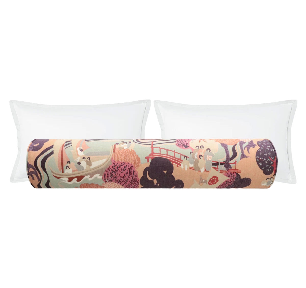 THE BOLSTER :: PEARL RIVER // BLUSH | SCHUMACHER - BY THE YARD - Image 0