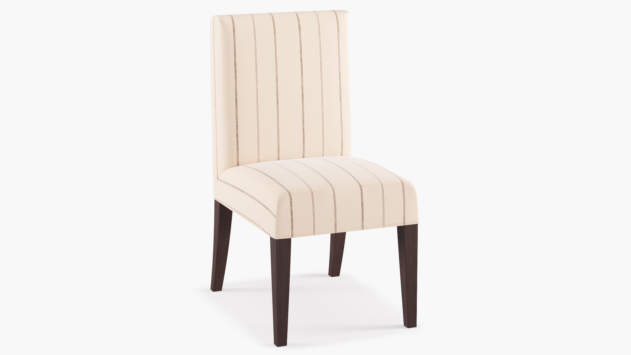 Classic Dining Chair, Charcoal Fritz, Espresso - Image 1