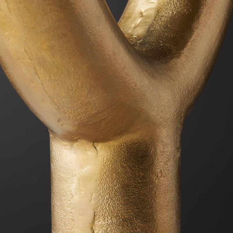 Durum Large Gold Sculpture - Image 2