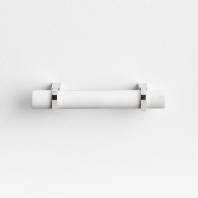 Modern Marble Chrome Silver Cabinet Drawer Bar Pull 3" - Image 0