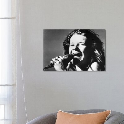 Janis Joplin (1943-1970) - Wrapped Canvas Photograph Print - Image 0