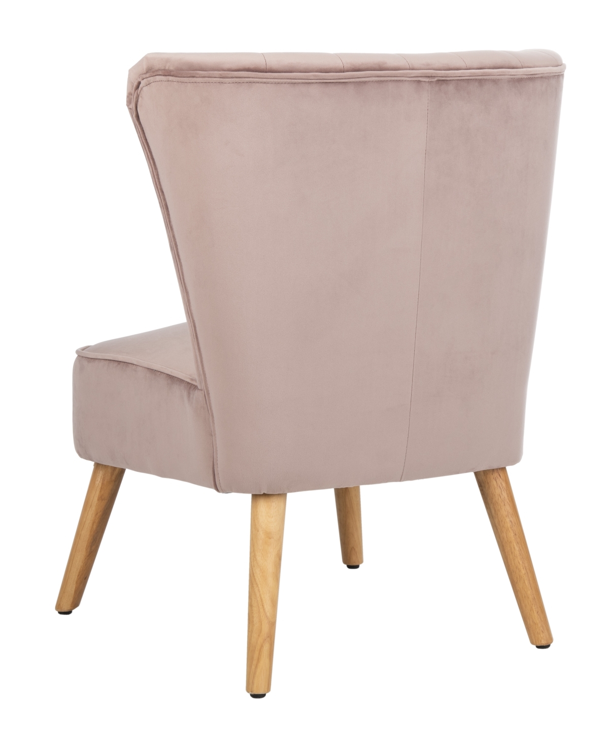 June Mid Century Accent Chair - Mauve / Natural - Safavieh - Image 8