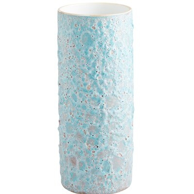 Sumba Blue 17.5" Procelain Table Vase - Image 0