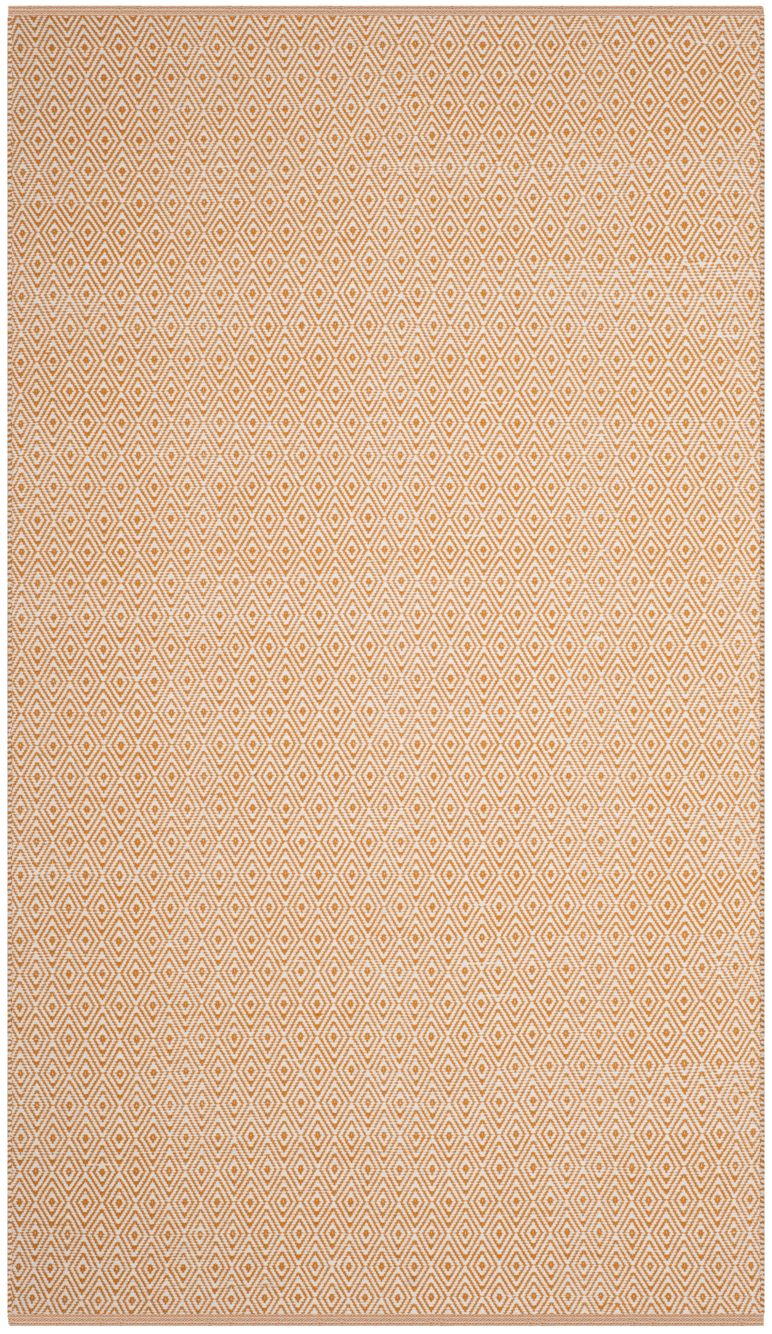 Arlo Home Hand Woven Area Rug, MTK515L, Ivory/Rust,  5' X 8' - Image 0