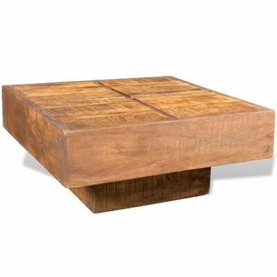 Troy Solid Wood Pedestal Coffee Table - Image 0