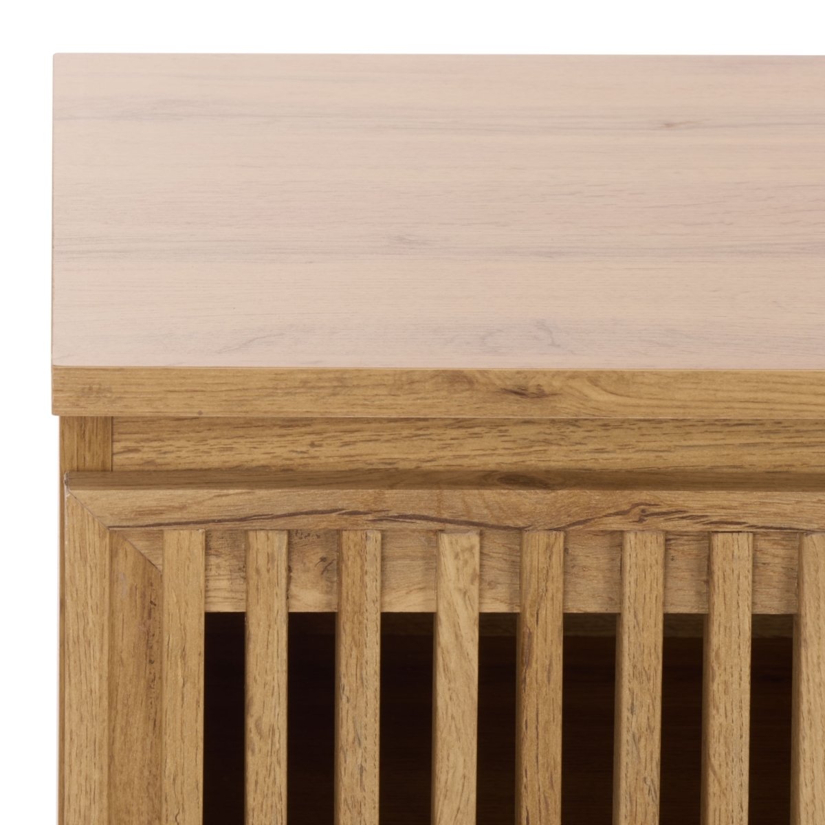 Quaid 4 Door Sideboard/Media Stand - Oak / Brass - Safavieh - Image 2