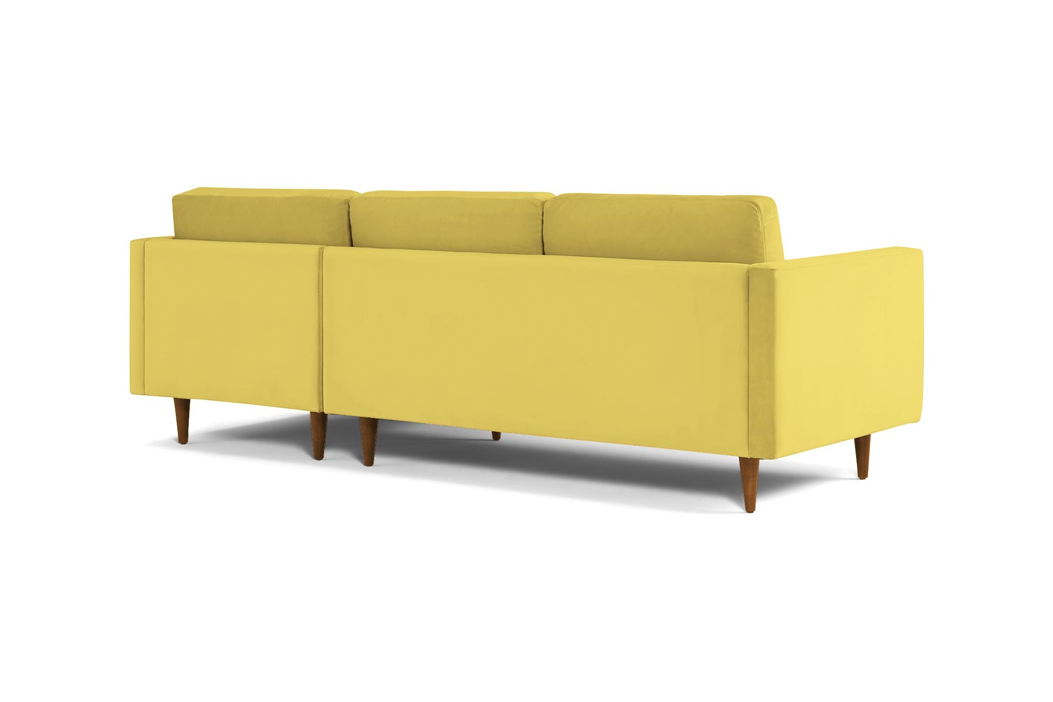Yellow Briar Mid Century Modern Sectional - Taylor Golden - Mocha - Left - Image 3