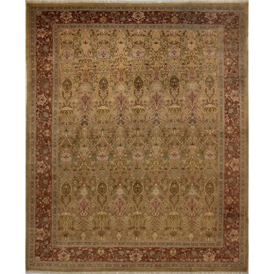 One-of-a-Kind Rakowski Hand-Knotted Brown/Red 9'1" x 11' Wool Area Rug - Image 0