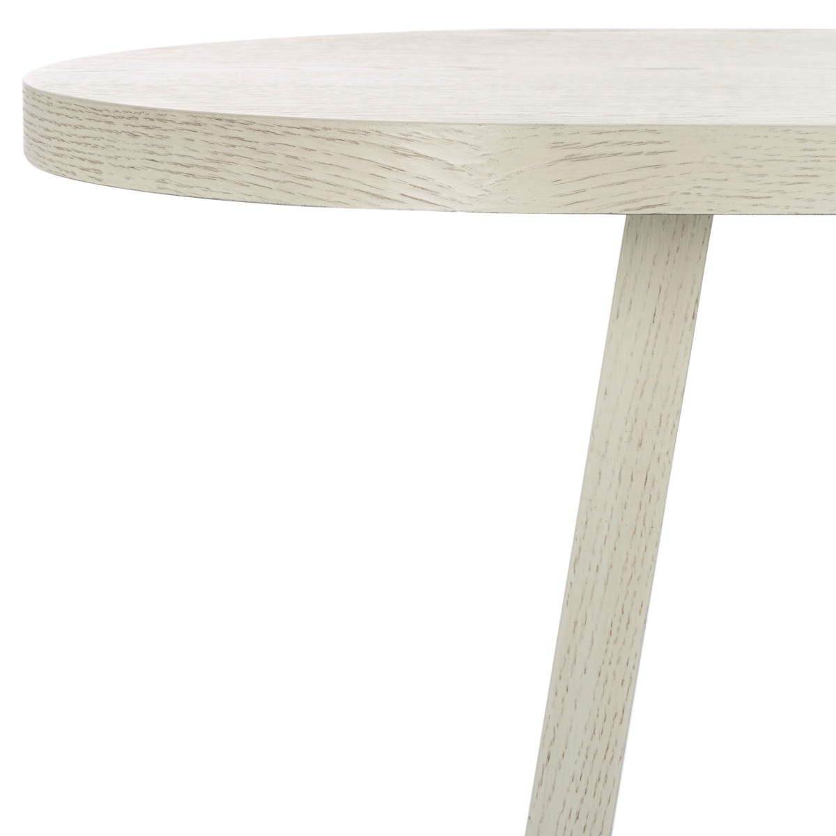 Julianna Wood Console Table - White Washed - Image 2