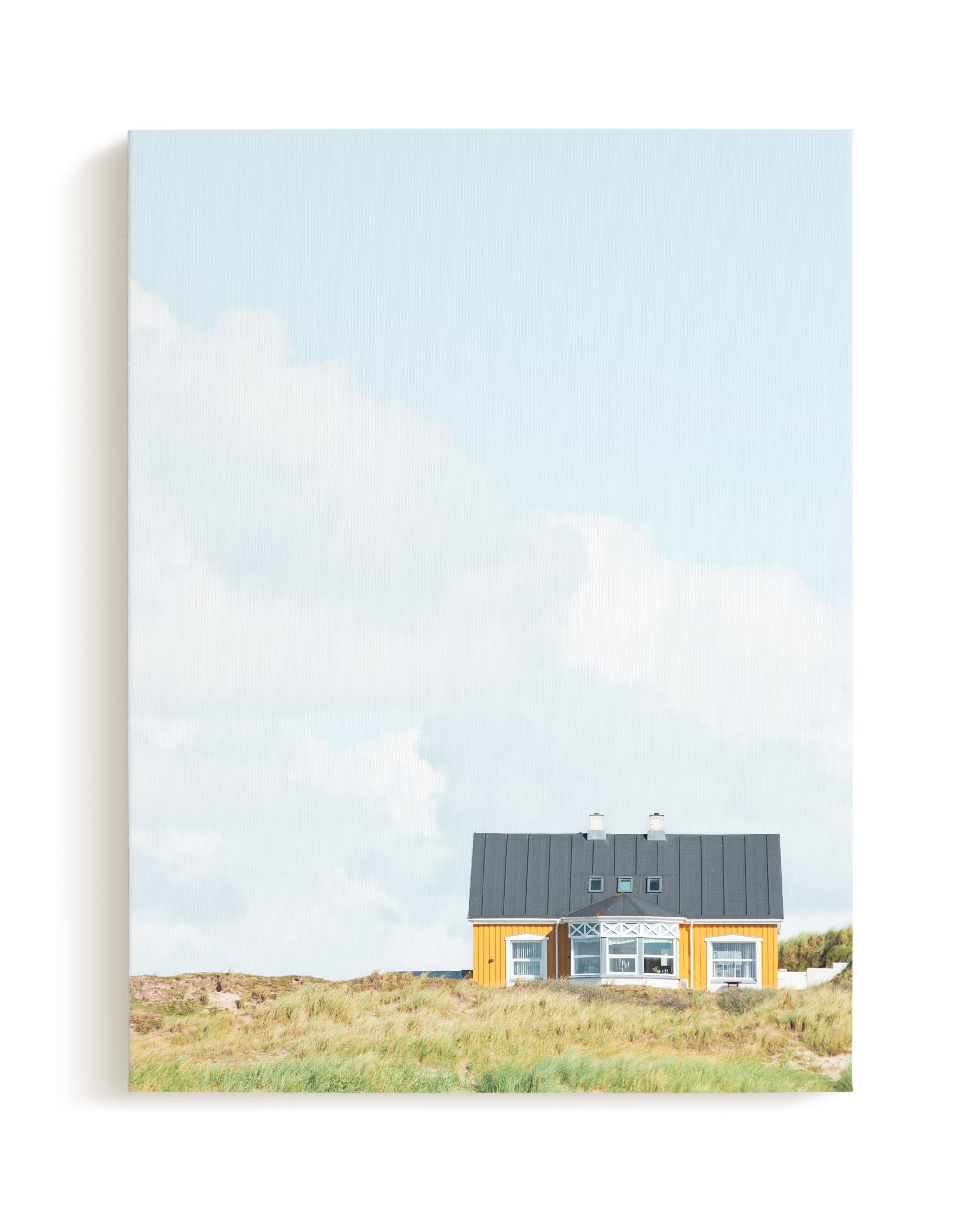 Yellow House At The Hill Limited Edition Fine Art Print 1 - Image 0