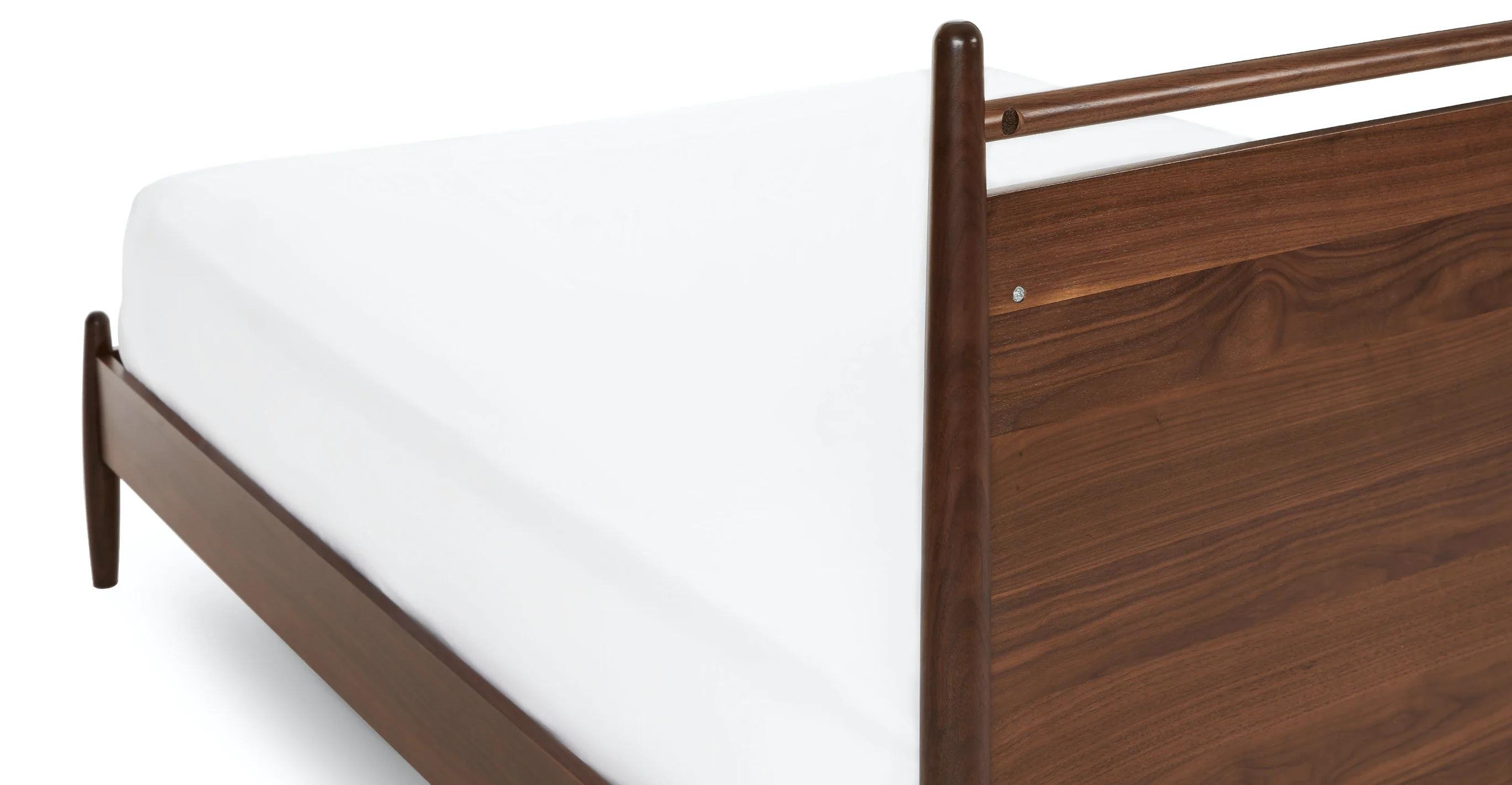 Lenia Panel Walnut Queen Bed - Image 5