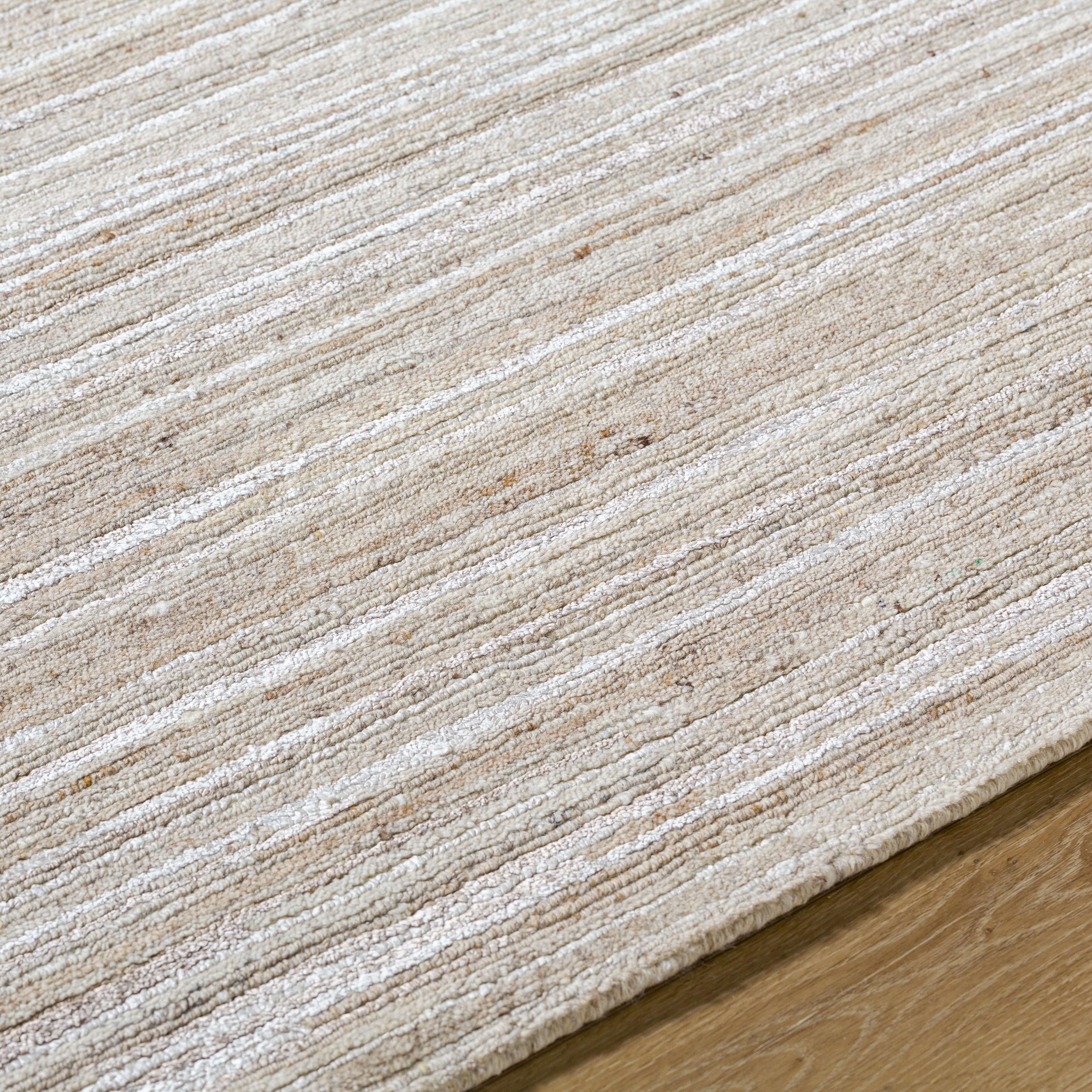 Enlightenment Beige Indoor 2' x 3' Handmade Rug - Image 2