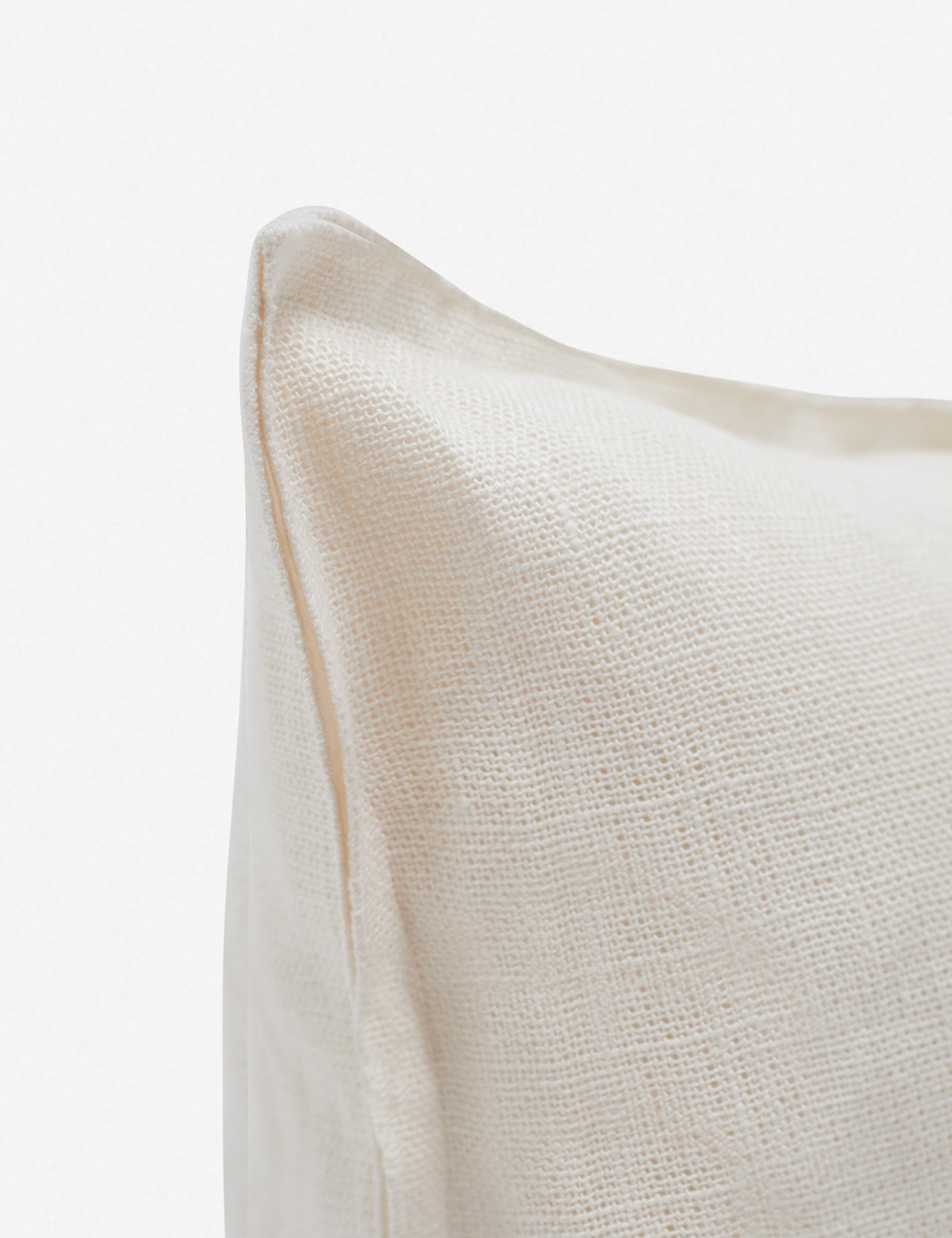 Arlo Linen Pillow, Ivory - Image 2
