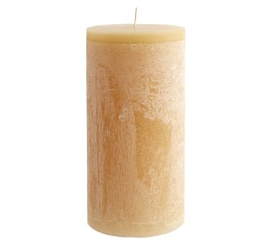 Scented Timber Pillar Candles, Ivory, Honeysuckle, 3" x 6" - Image 4