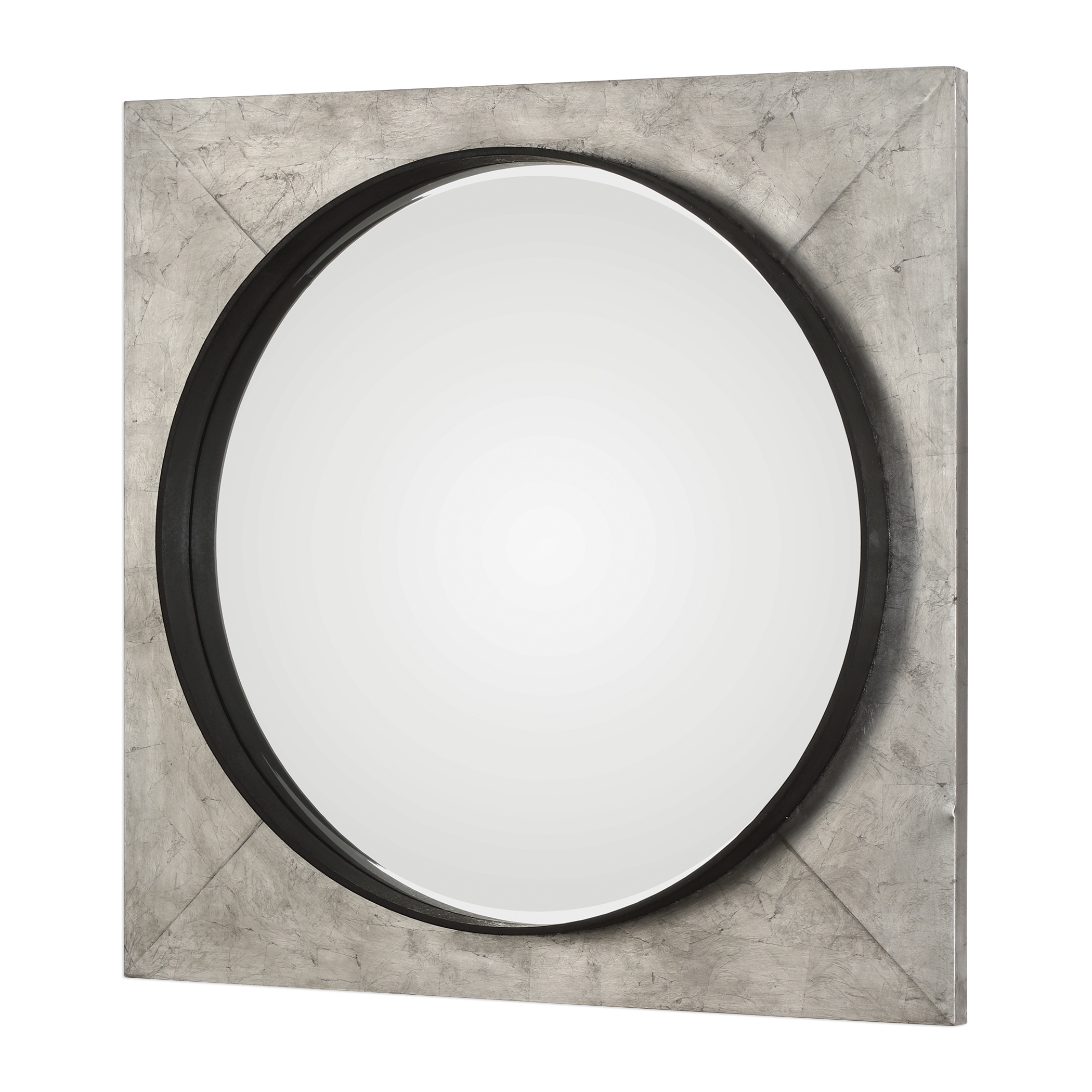 Solomon Metallic Silver Mirror - Image 3