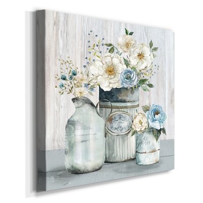 French Garden Flowers II-Premium Gallery Wrapped Canvas - Ready To Hang - Image 0